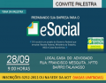 Notícia: CONVITE PALESTRA E-SOCIAL
