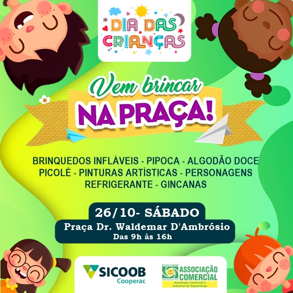 Notícia: Vem brincar na praça