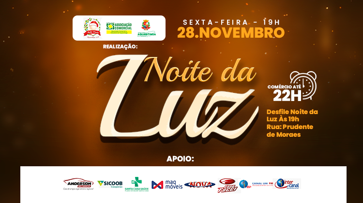 Notícia: NOITE DA LUZ