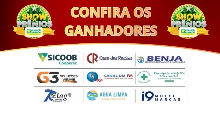 Notícia: ACIT realizou sorteio final da Campanha Show de Prêmios de Natal com grande público na Praça Centenário