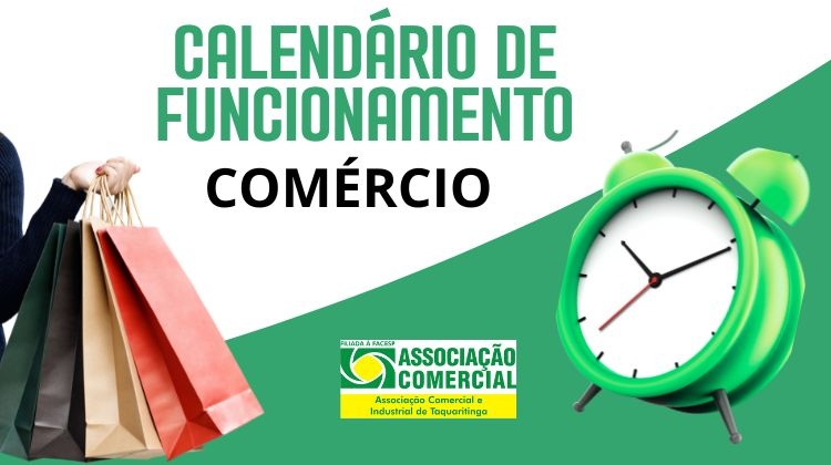 Notícia: CALENDÁRIO DO COMÉRCIO 2026